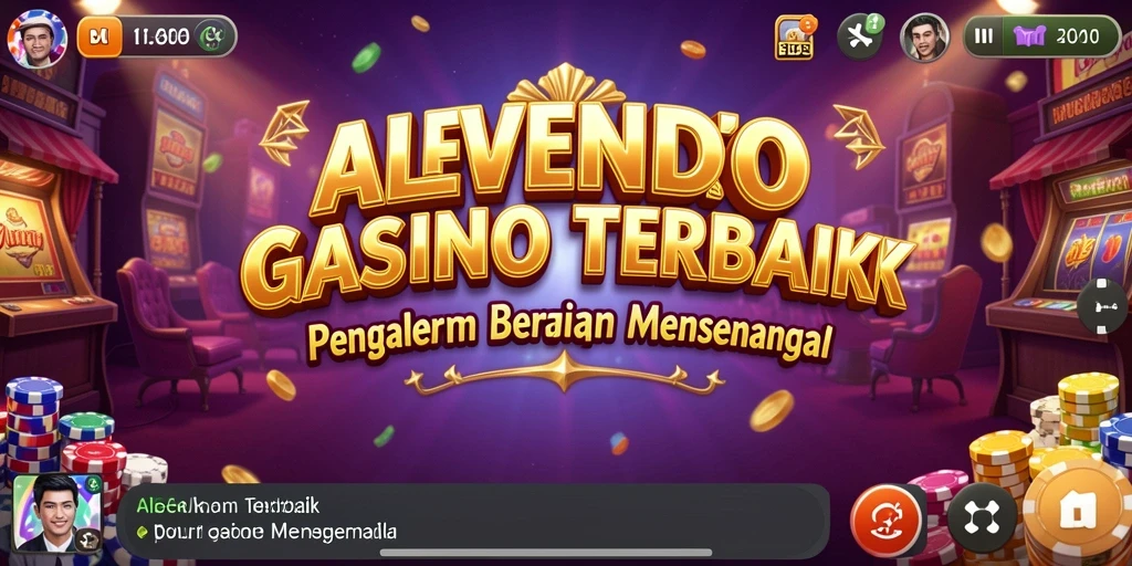 Tampilan gameplay Kasino yang seru di ALEVENDO.