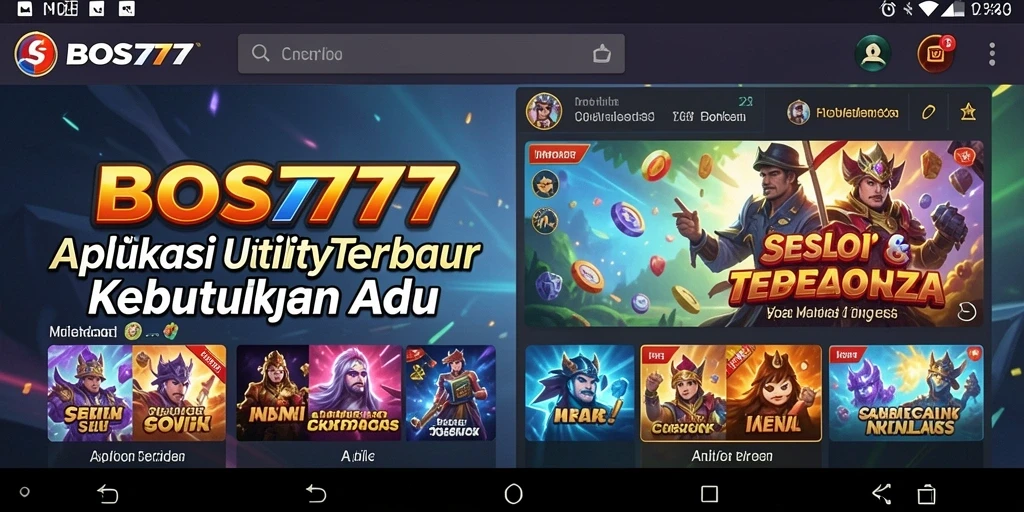 Tampilan antarmuka BOS777 yang praktis dan mudah digunakan.