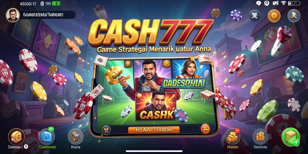 Tampilan gameplay menarik dengan pertempuran strategis di CASH777.
