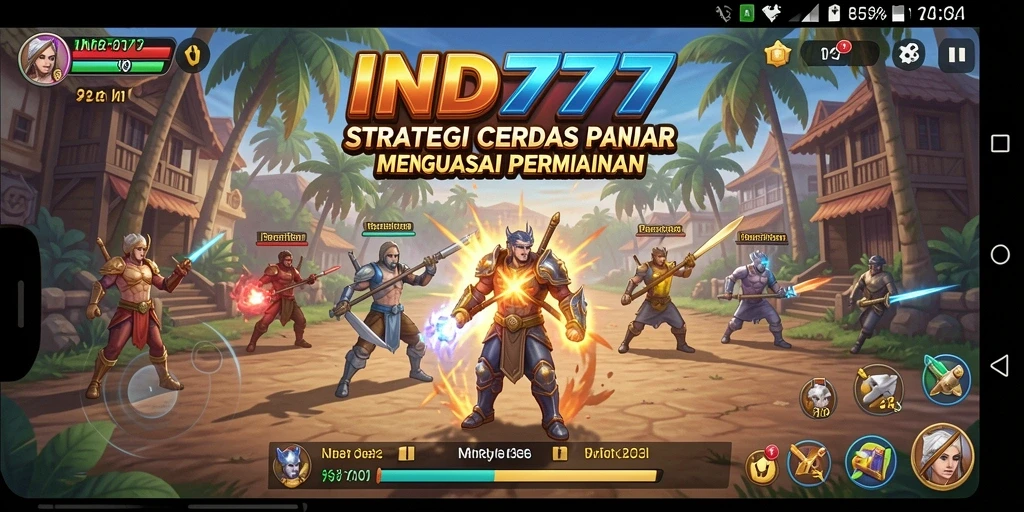 Screenshot utama IND777 menampilkan aksi strategis yang mendebarkan.