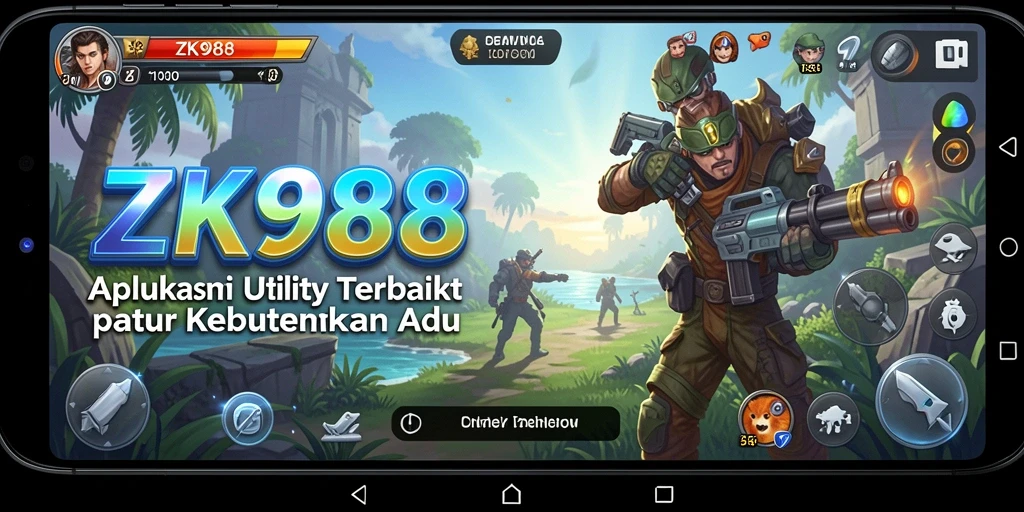 Tampilan antarmuka aplikasi ZK988 yang intuitif dan mudah digunakan.